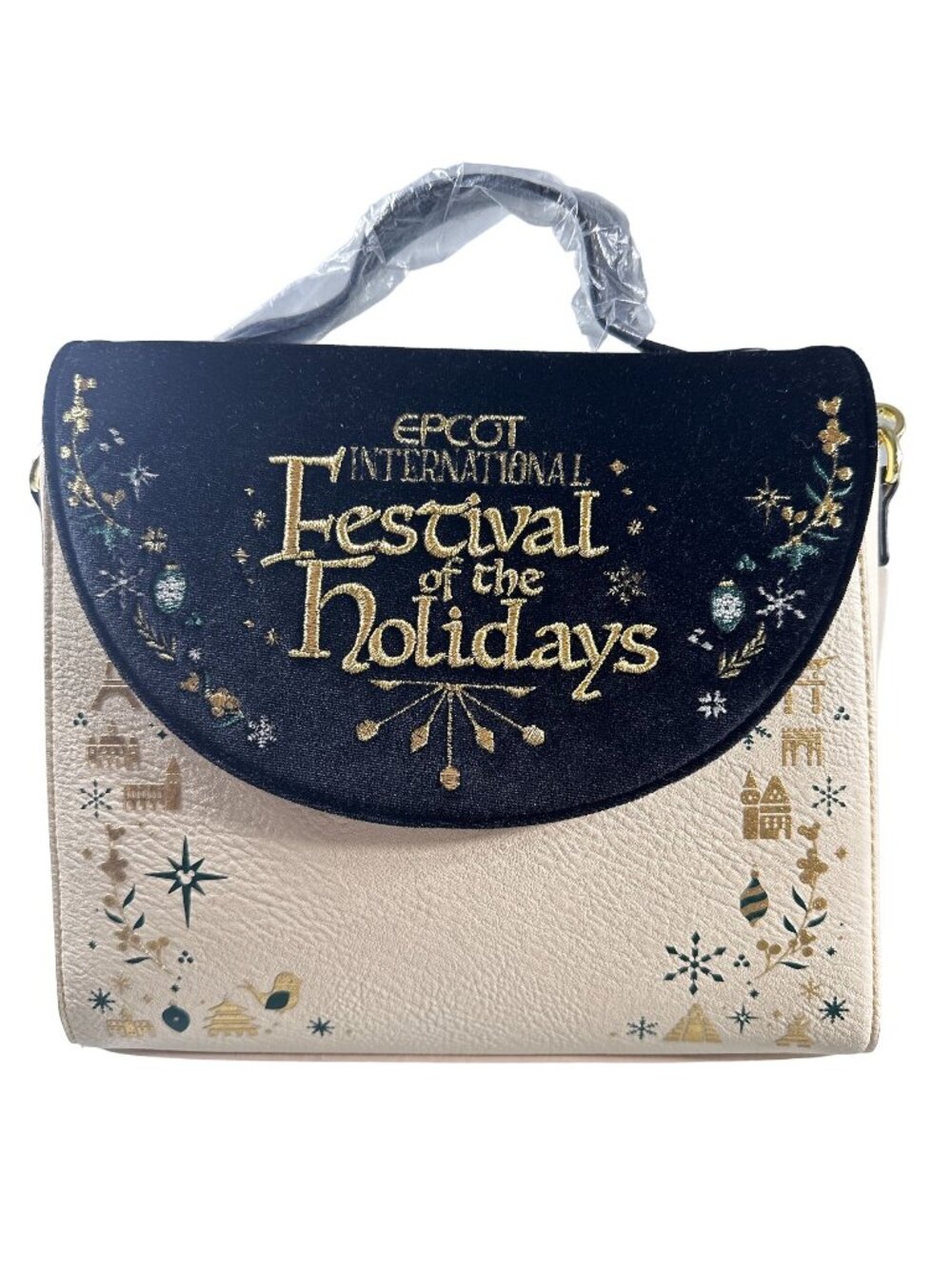 Epcot International Festival 2023 Handbag Disney Holiday Loungefly Embroidered